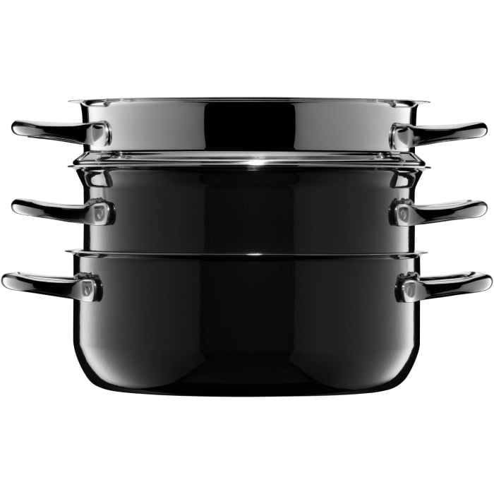 Fusiontec Compact Topf-Set, 3-teilig, Black