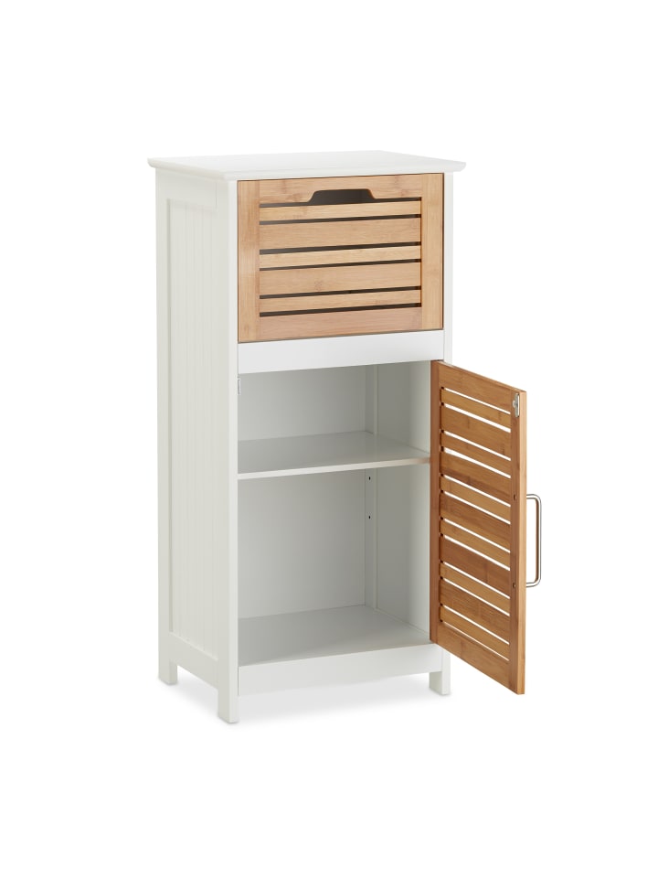 relaxdays Beistellschrank in Weiß - (B)40 x (H)83 x (T)30 cm günstig kaufen onesize