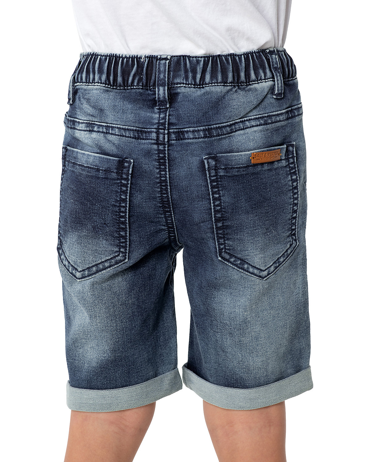Jeansshorts Regular fit BAGGER für Jungen, Baustelle von SALT AND PEPPER