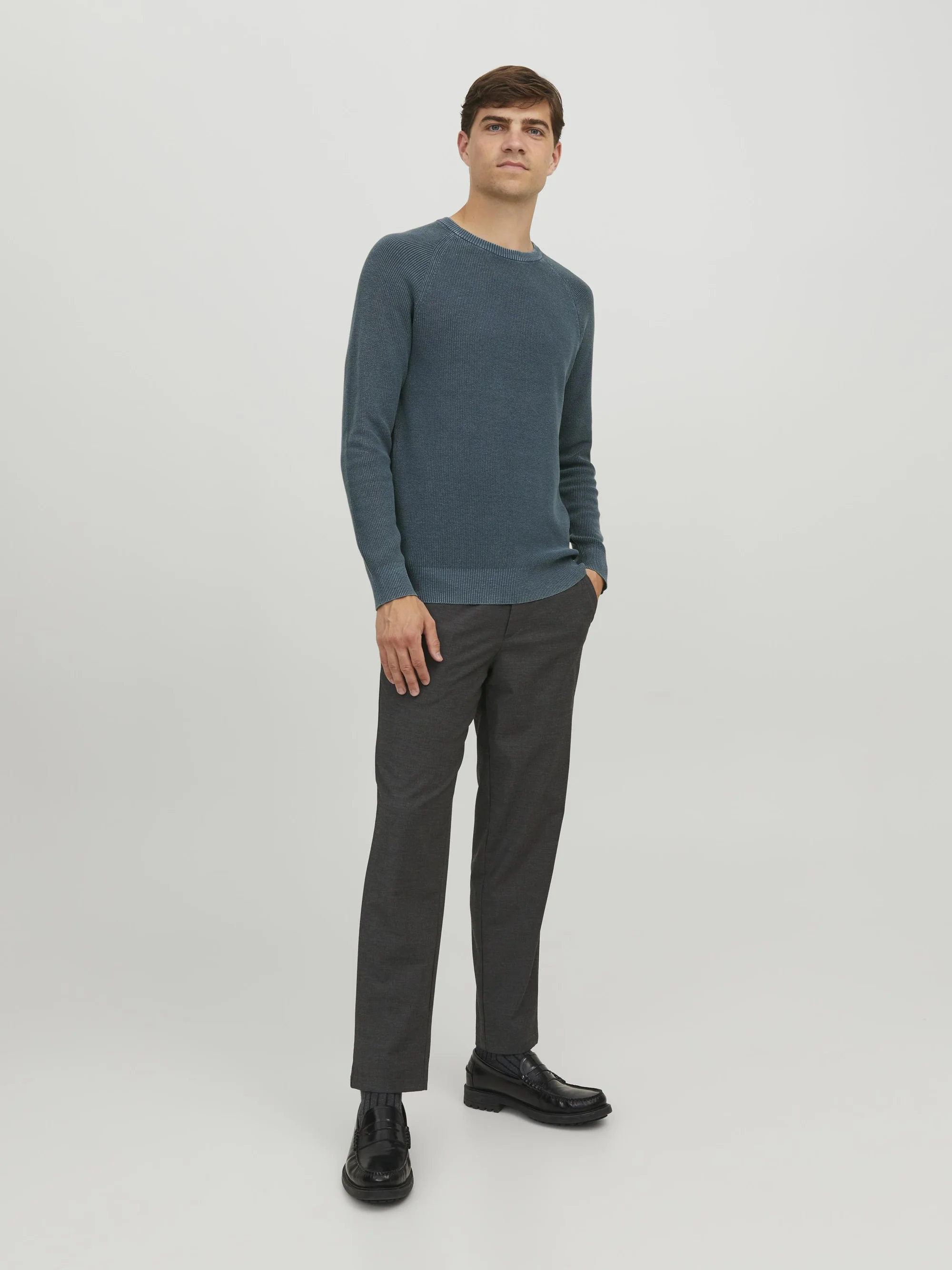 Jack & Jones JJEMATT CUELLO REDONDO - Suéter