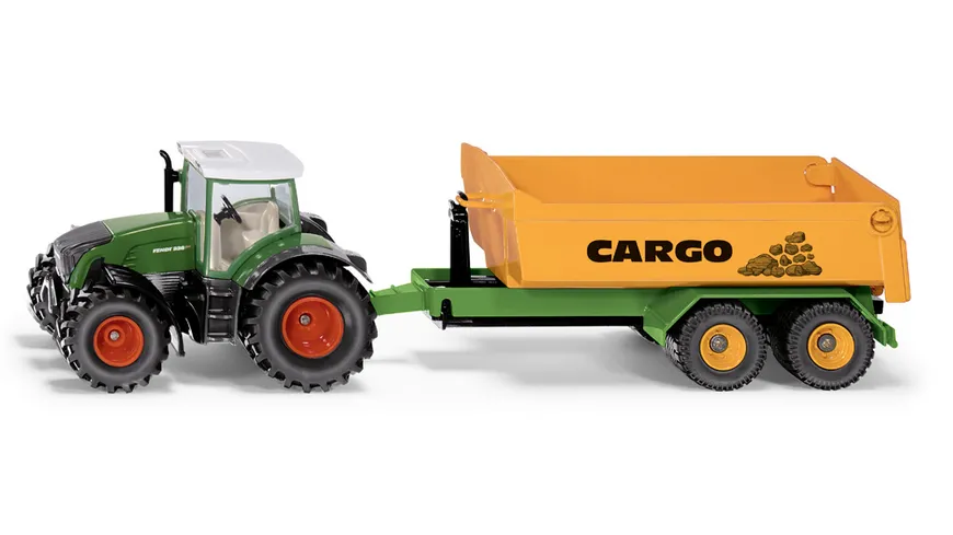 SIKU 1989 Farmer - Fendt mit Hakenliftfahrgestell und Mulde