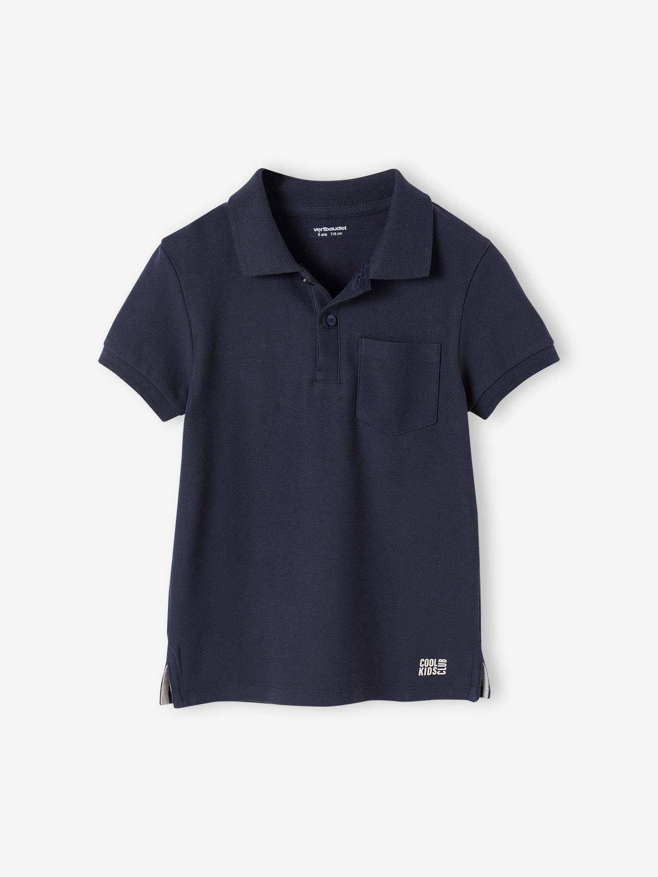 Vertbaudet 2er-Pack Jungen Poloshirts, Pikee Oeko-Tex - aqua