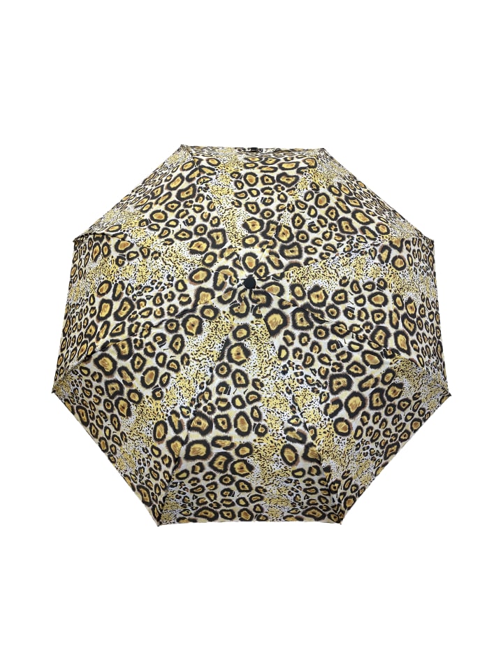 ANELY Regenschirm Leopard Muster Kleiner Automatik Taschenschirm in Gelb günstig kaufen onesize