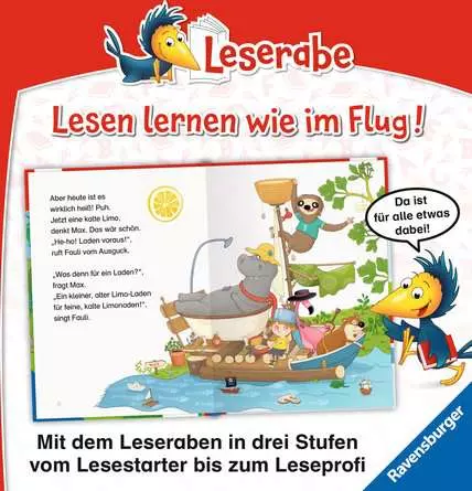 Leserabe - 1. Lesestufe: Max und Biber bei Käpt'n Kelle!