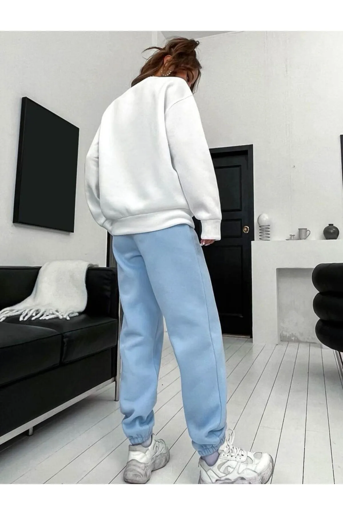 MOONBULL  Sport-Sweatsuit Set - Weiß - Regular Fit