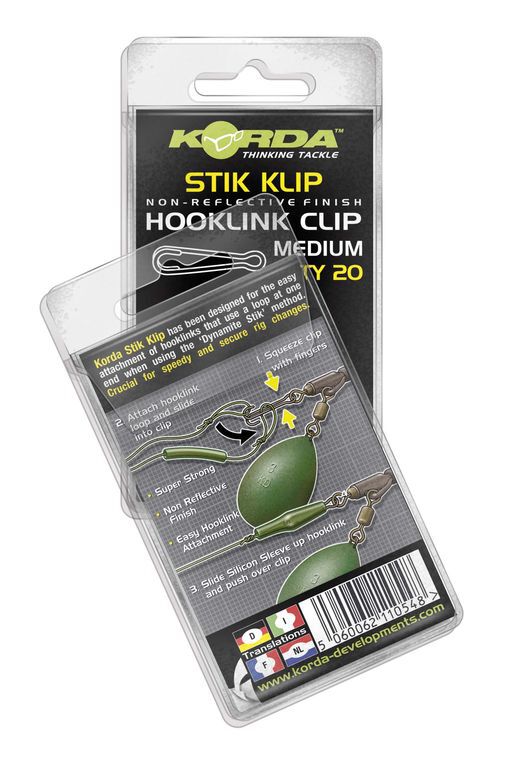 Korda Stik Klip liukenevat pussiklipsit karppille (x20)