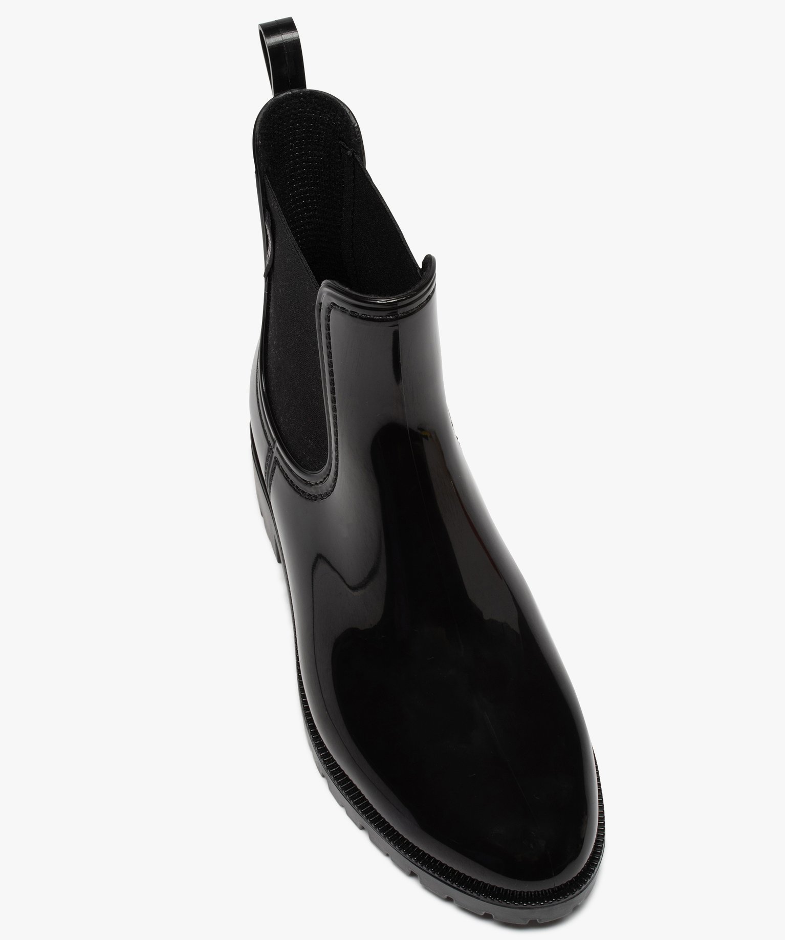 Boots de pluie femme style chelsea unis - Boatilus noir | GEMO