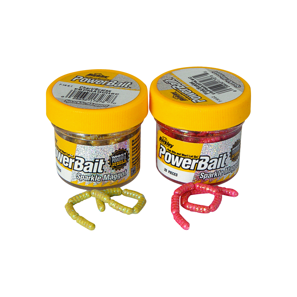 Berkley Soft Baits PowerBait Sparkle Maggots (Maden)