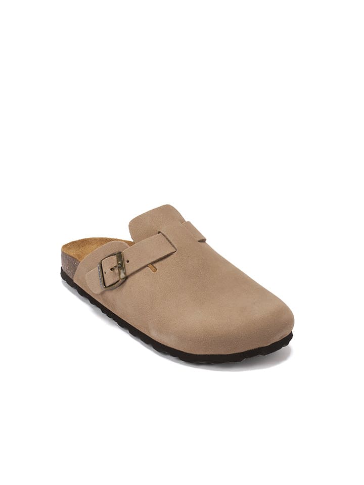 Mandel Leder-Clogs 