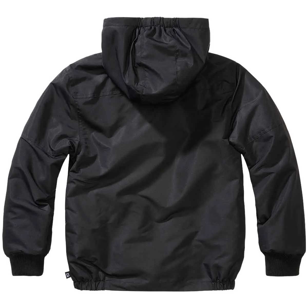 Kinder Windbreaker Frontzip schwarz