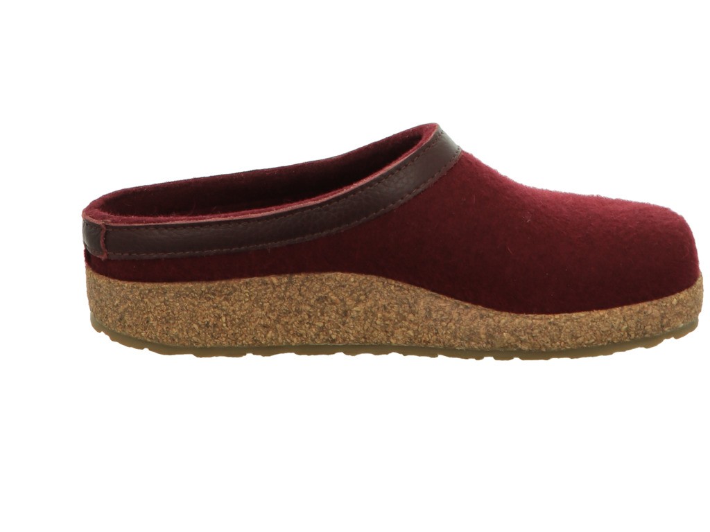 HAFLINGER Hausschuhe rot Grizzly Torben