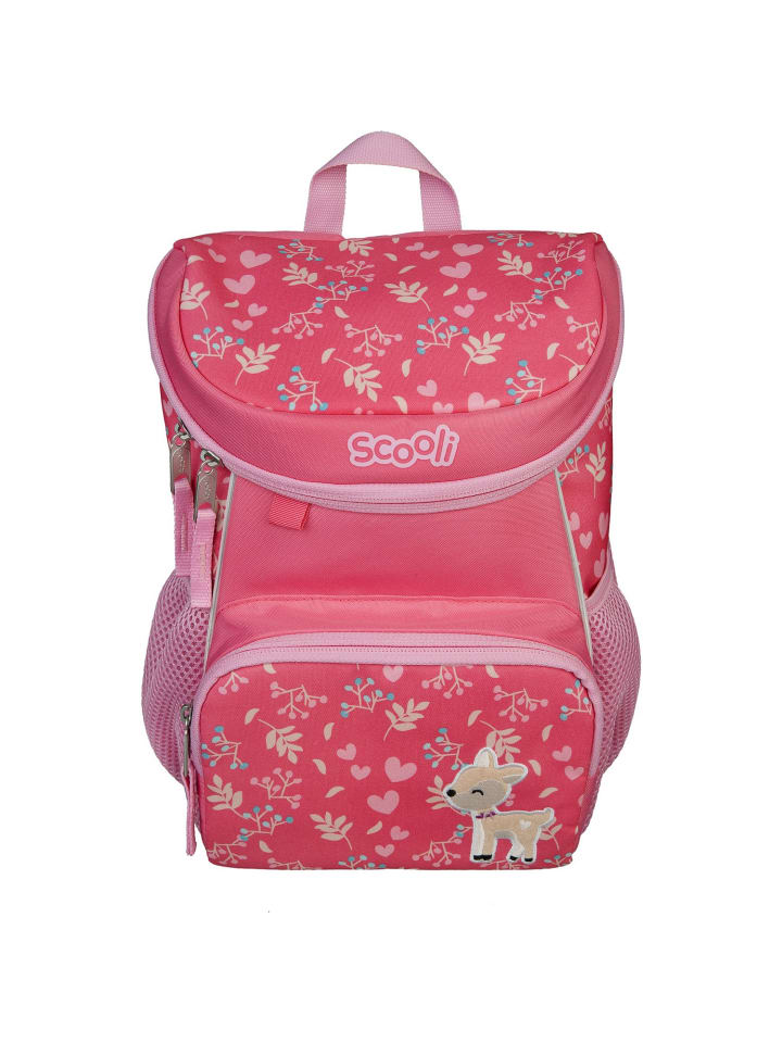 SCOOLI Kinderrucksack Mini Me Daisy Deer in rosa günstig kaufen onesize