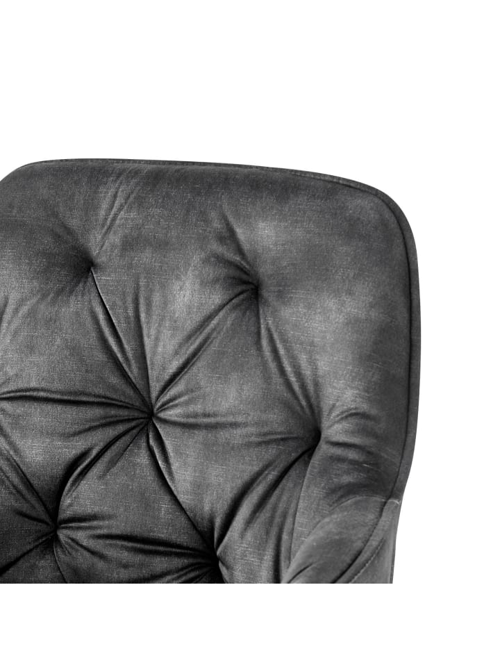 B&D Home 2er-Set: Drehstuhl DIETER in Anthrazit - (B)56 x (H)84 x (T)61 cm günstig kaufen onesize