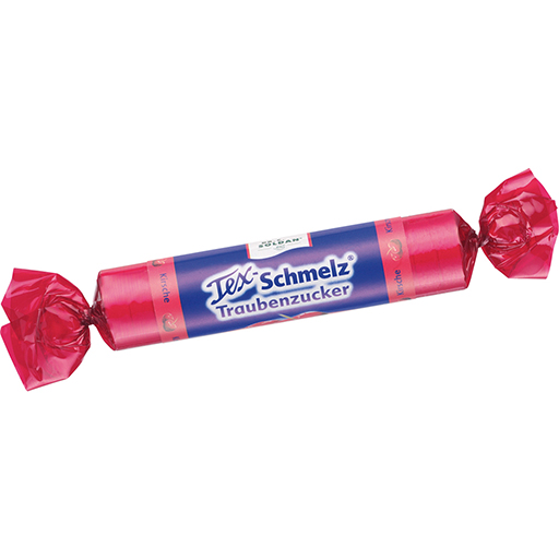 SOLDAN Tex Schmelz Traubenzucker Kirsche Rolle  33 g
