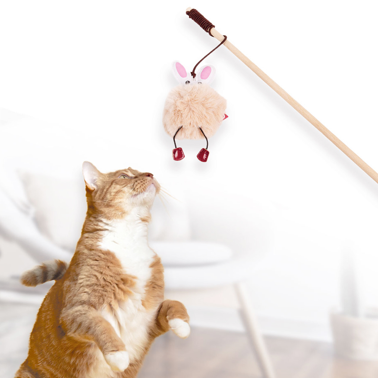 Canadian Cat Company Katzenangeln Canadian Cat Company Spielangel Hase