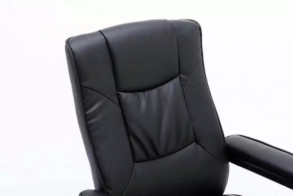 Happy Home Happy Home Massagesessel Relaxsessel mit Heizfunktion & Fußhocker schwarz
