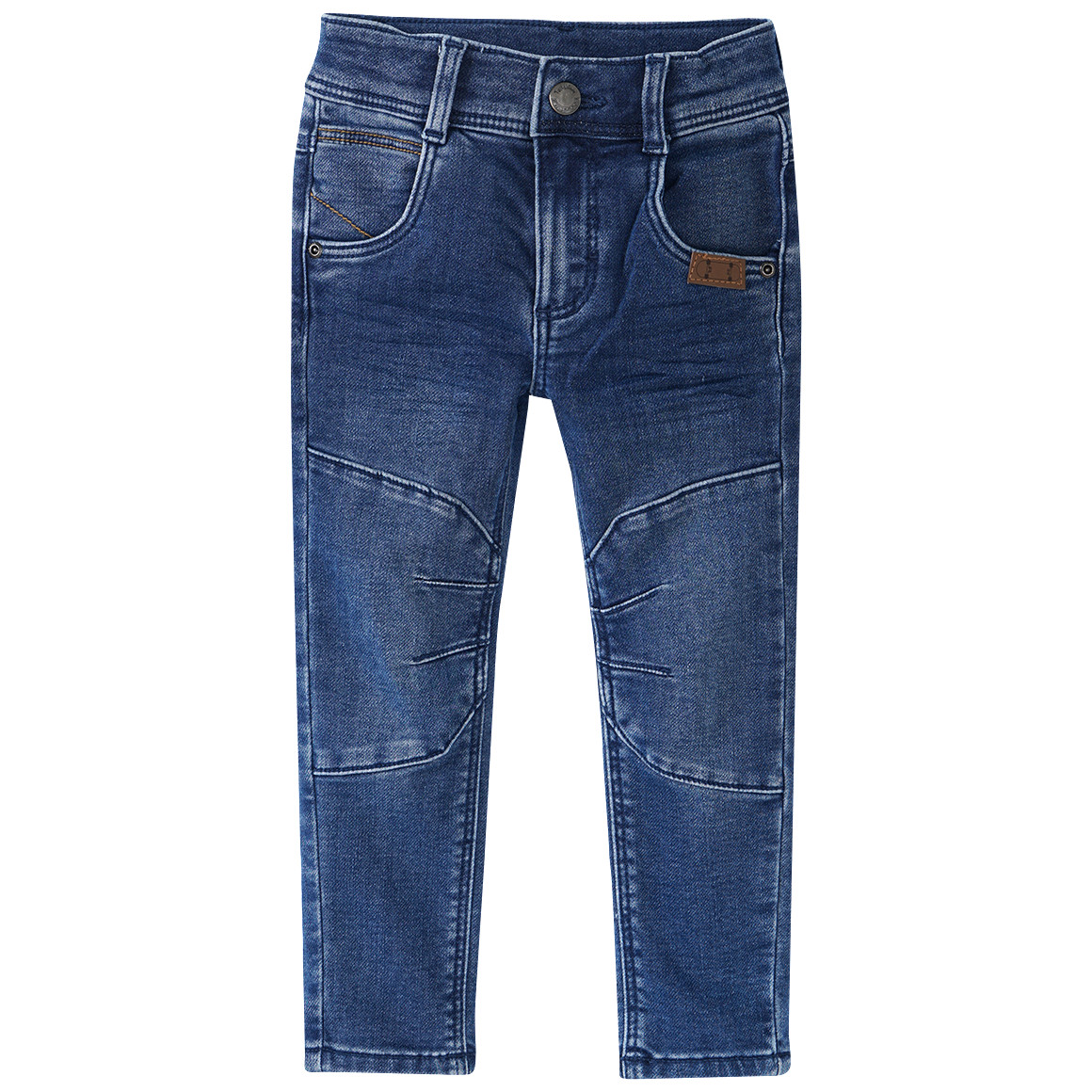 Jungen Slim-Jeans im Biker-Style