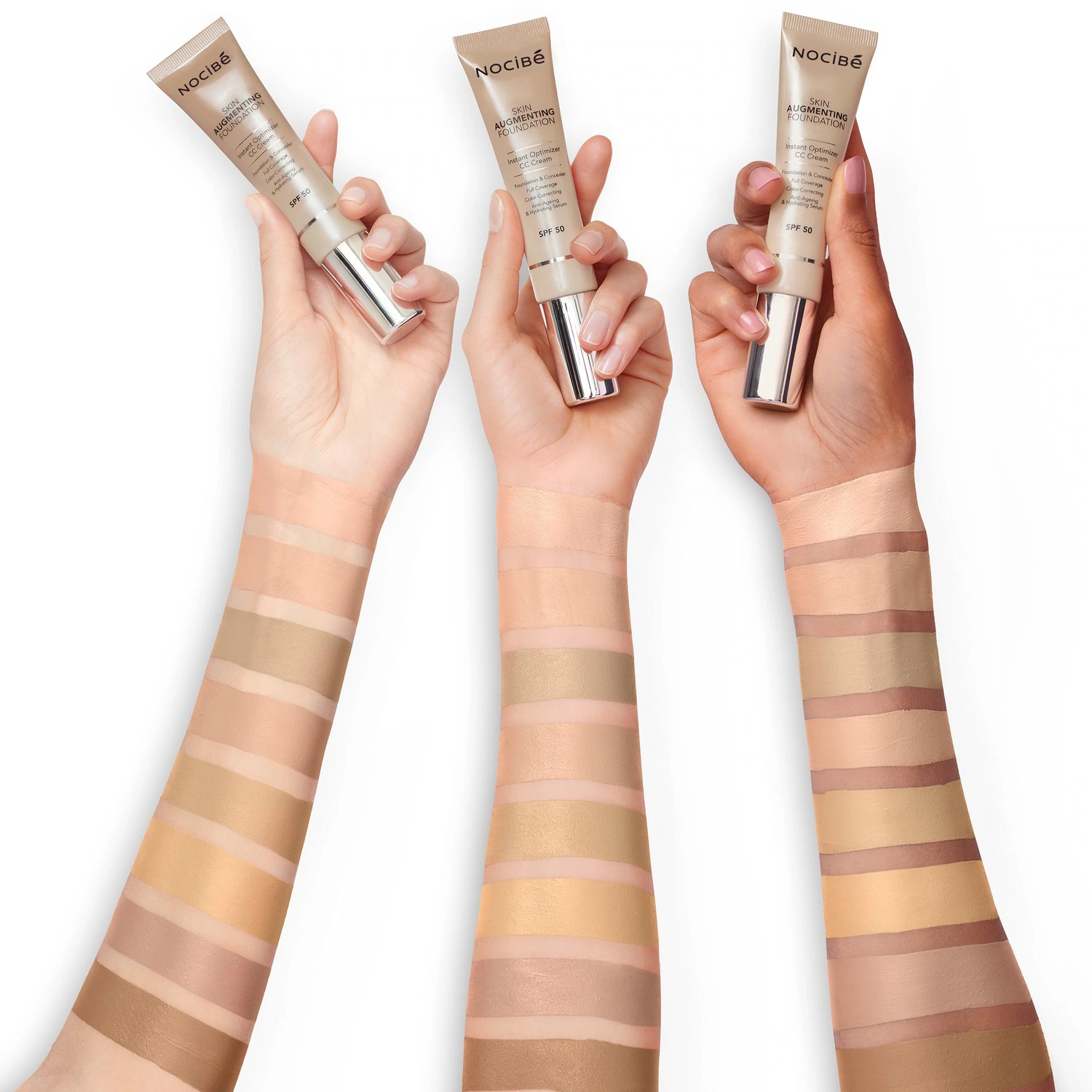 Nocibé podloga za povećanje kože - visoka pokrivnost SPF 50