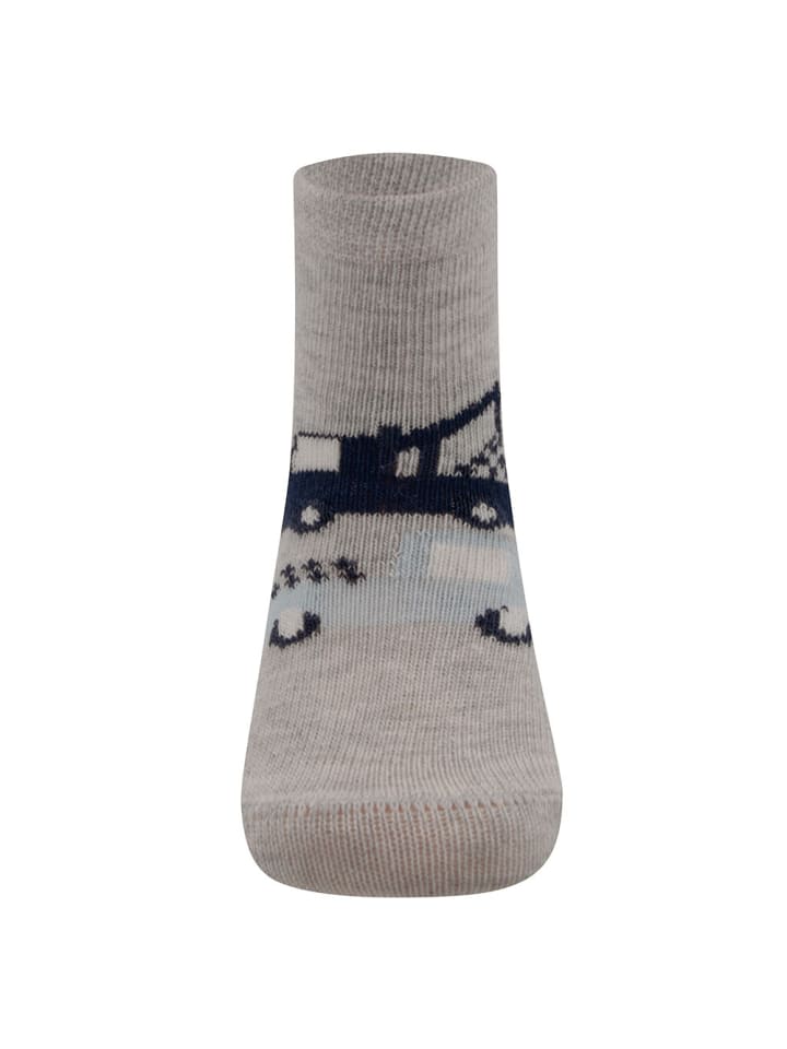 ewers 2er-Set Socken 2er Pack Baustellenfahrzeuge in hellsilber mel.-navy günstig kaufen
