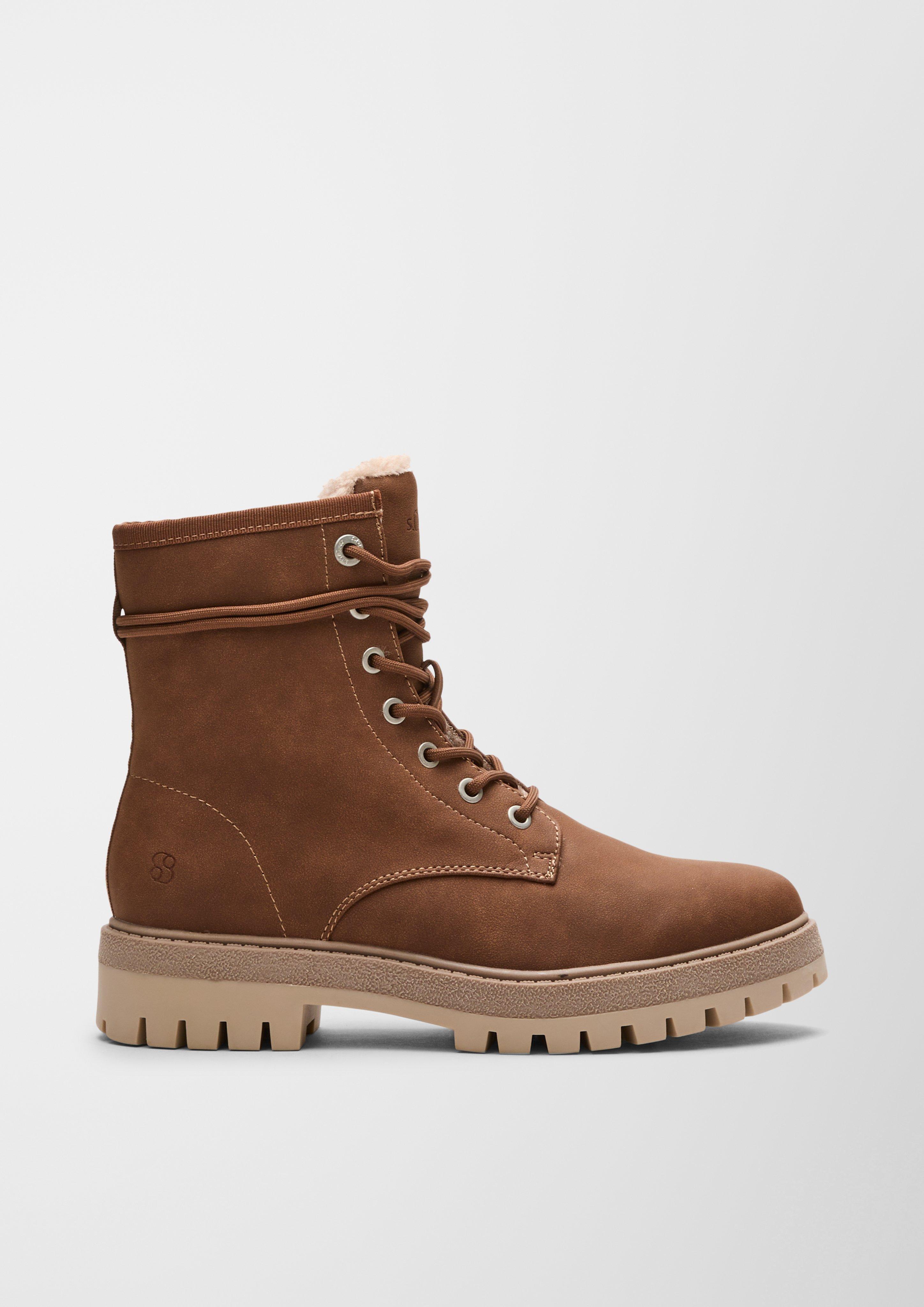 Gefütterte Boots aus Lederimitat  6006578-305