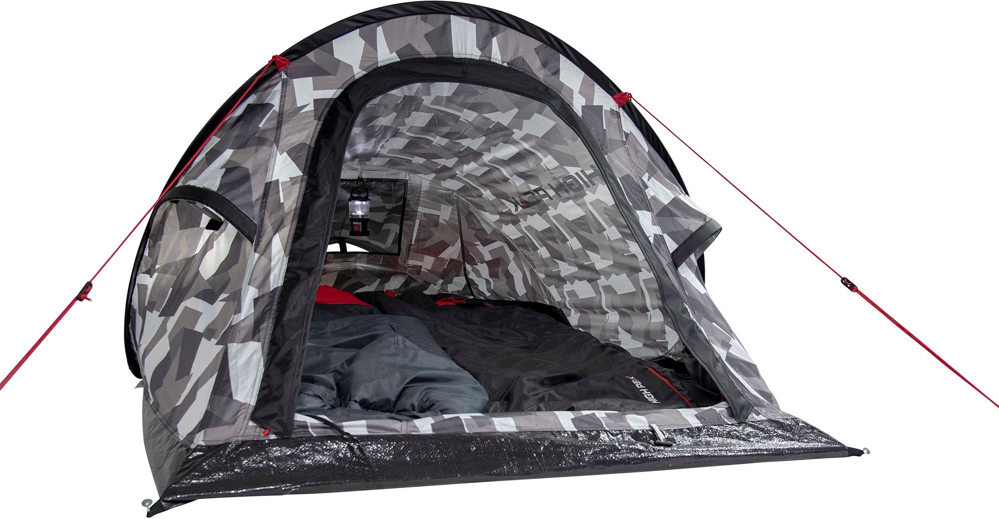 High Peak Wurfzelt Pop up Zelt Campo, Personen: 2 (mit Transporttasche)