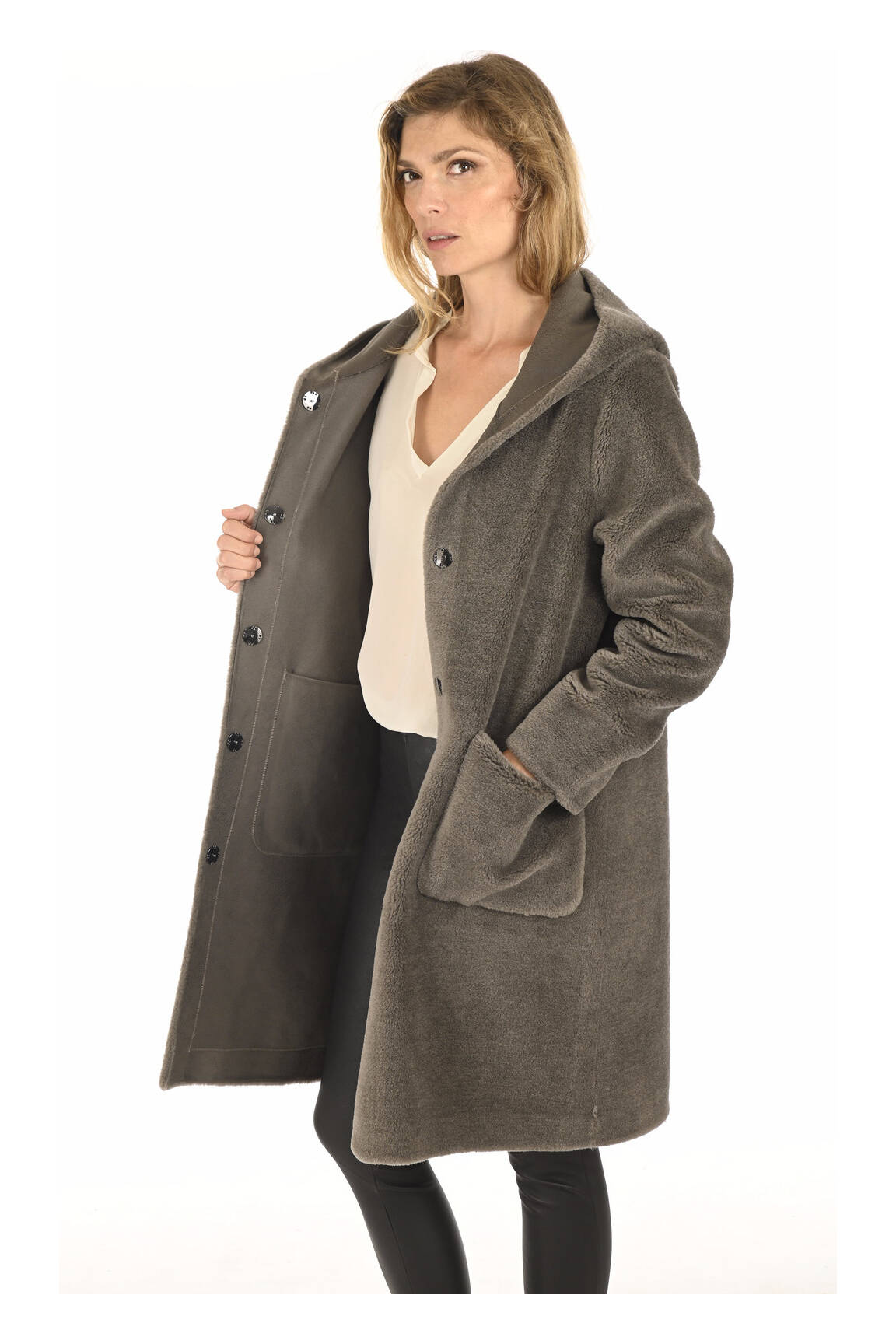 Oakwood Manteaux Longs Femme couleur gris