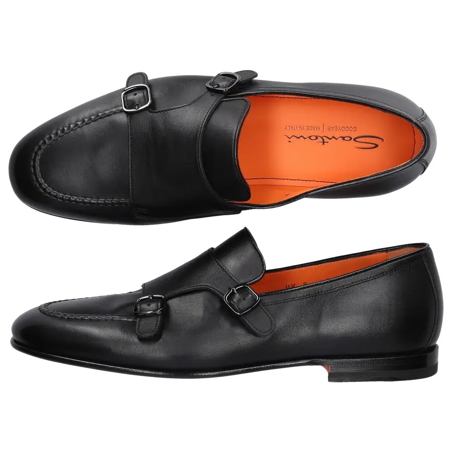 Santoni - Loafer 16848 schwarz - schwarz