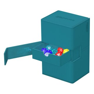 Ultimate Guard Twin Flip`n`Tray 160+ XenoSkin Monocolor - Petrolblau