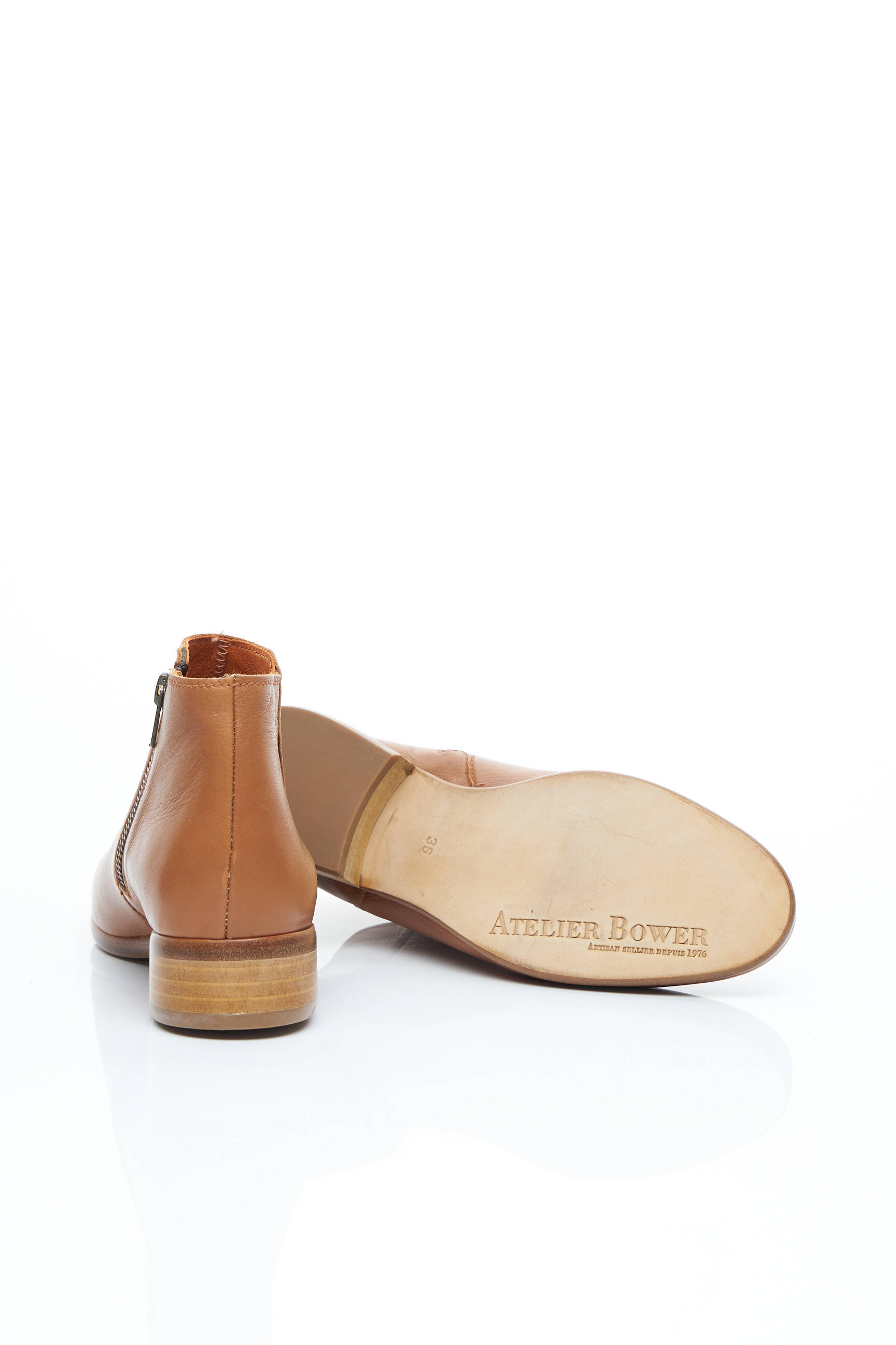 Atelier Bower Bottines Femme couleur orange