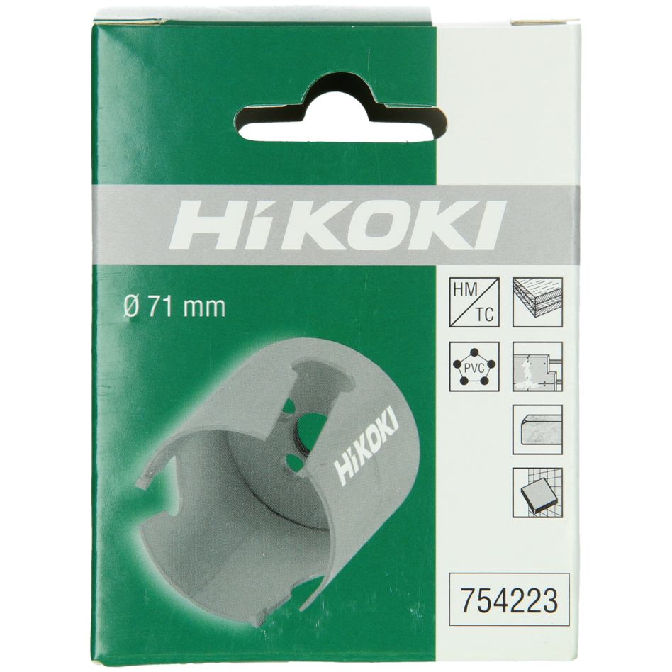HiKOKI Accessories 754222 Otwornica z końcówkami z węglików spiekanych 68 mm