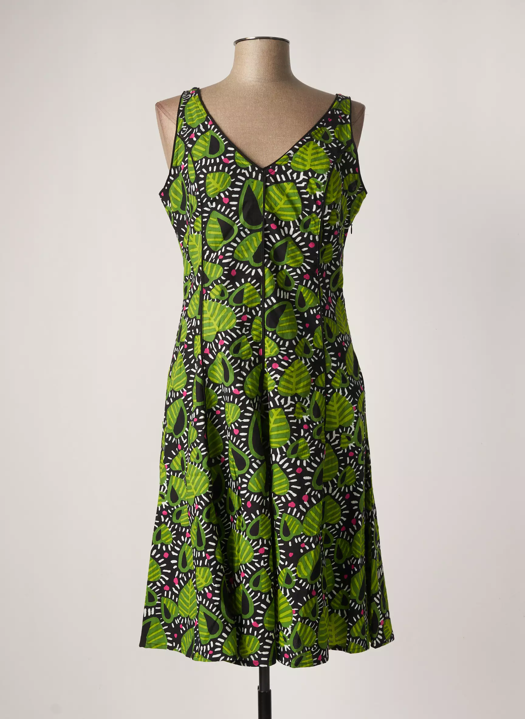 Bla Bla Robes Mi Longues Femme couleur vert