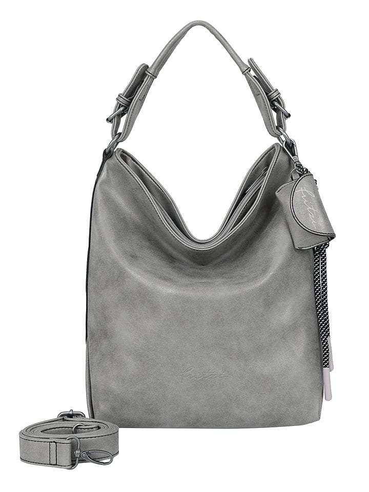 Fritzi aus Preußen Schultertasche in Grau - (B)15 x (H)32 x (T)34 cm günstig kaufen onesize