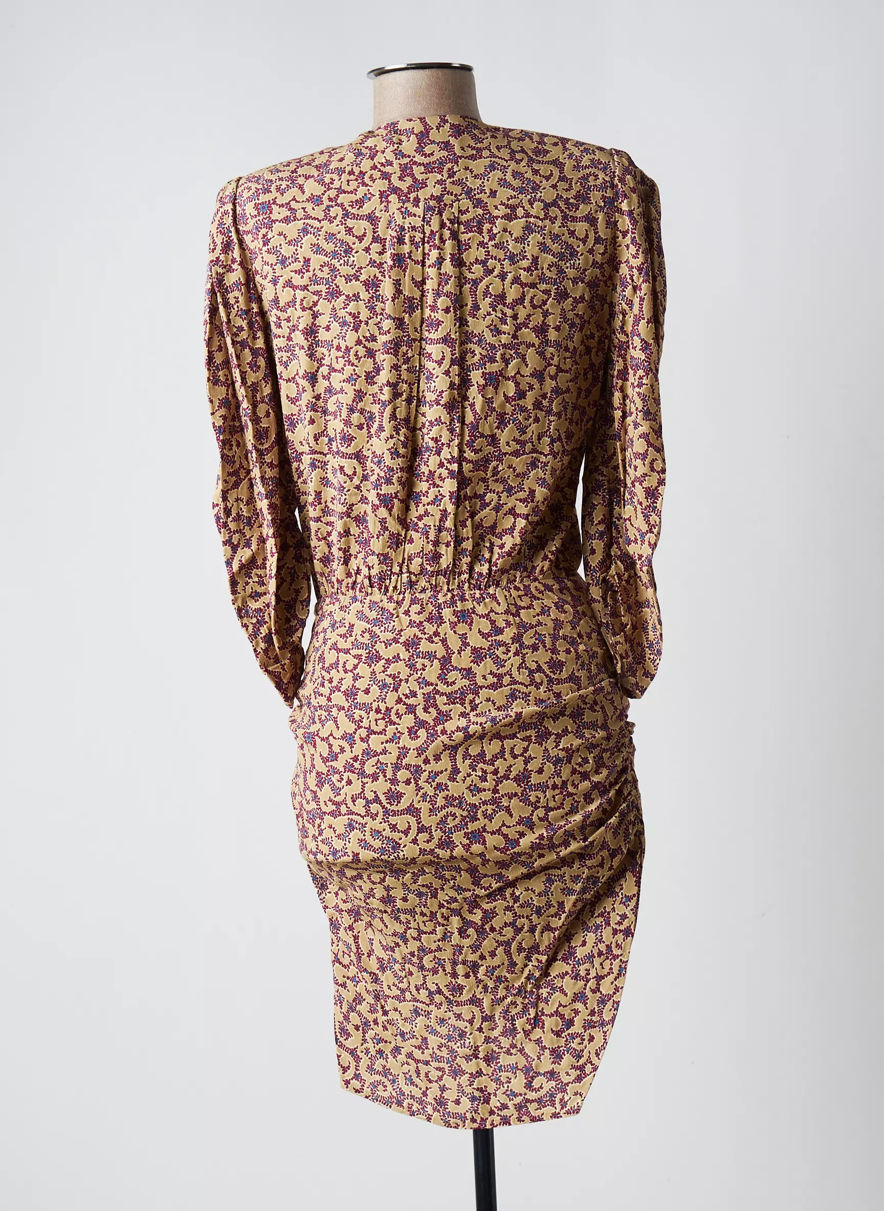Ba Sh Robes Mi Longues Femme couleur beige