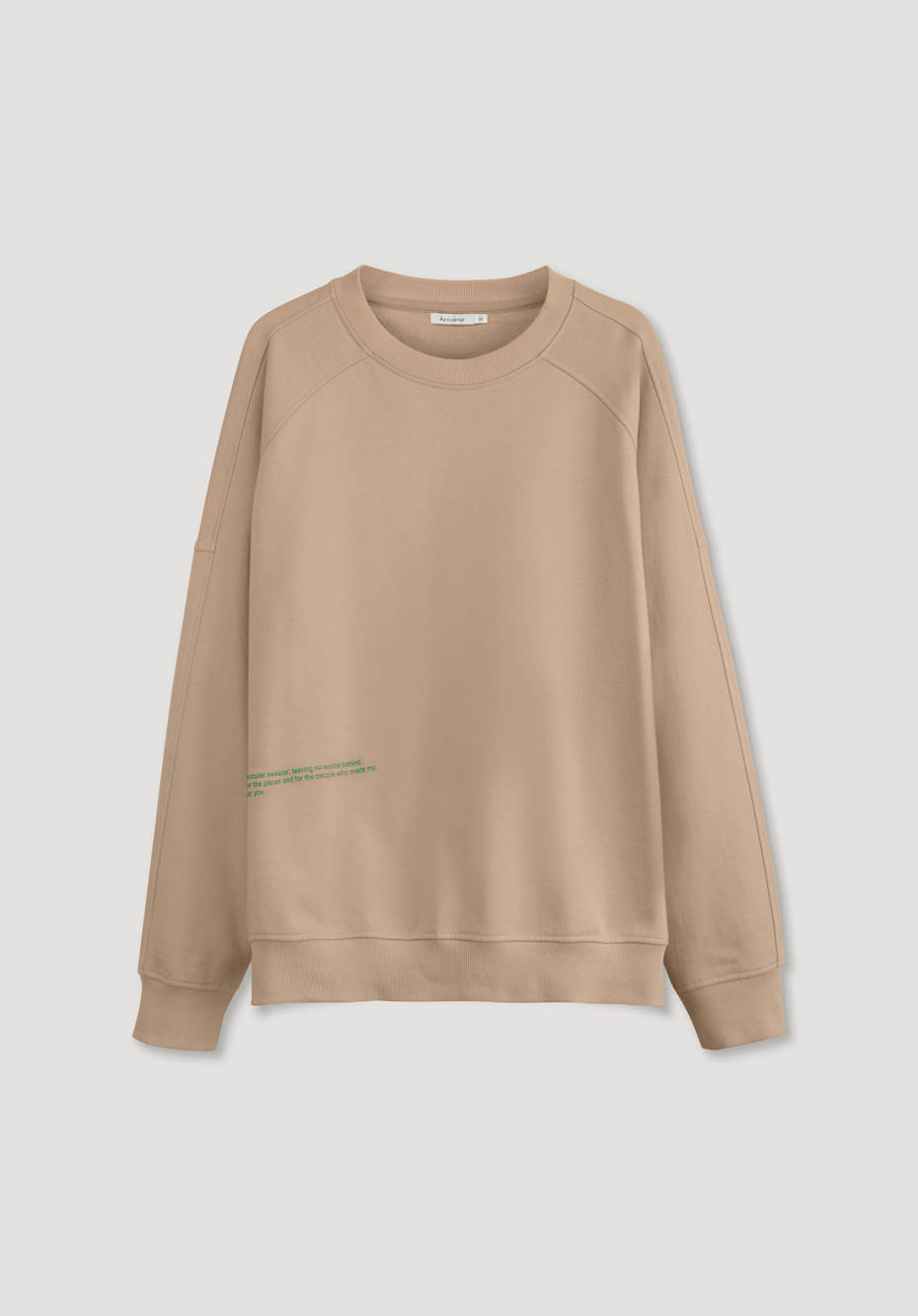 Sweater cradle to cradle aus reiner Bio-Baumwolle