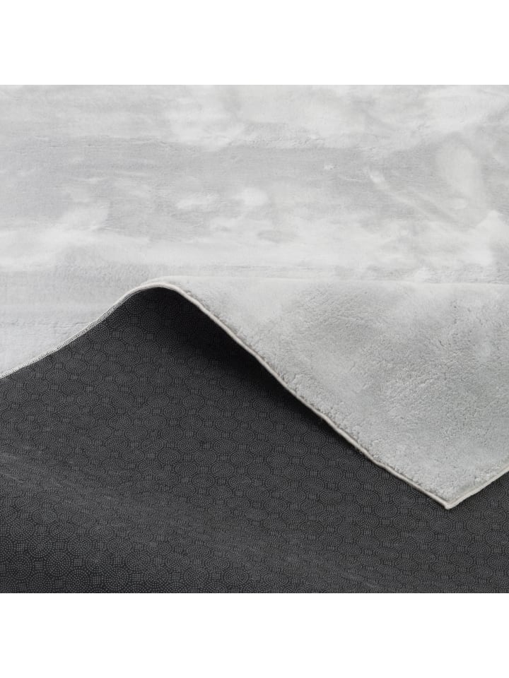 Pergamon Fellteppich Super Soft Pearl in Grijs günstig kaufen