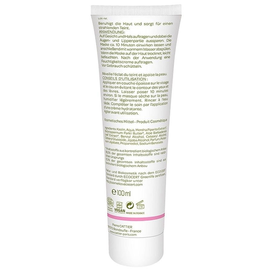 Rosa Heilerde Maske für empfindliche Haut