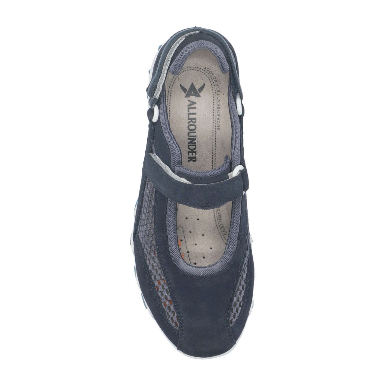 MEPHISTO Sportliche Slipper blau