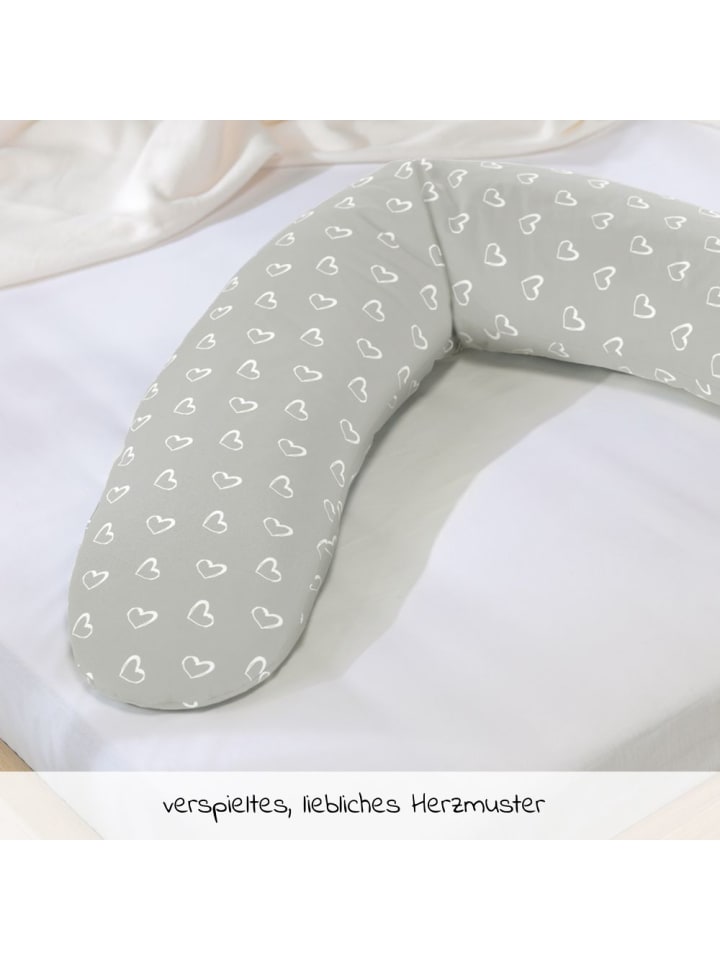 Theraline Stillkissen Das Komfort mit Mikroperlen-Füllung inkl. in grau,motiv günstig kaufen onesize