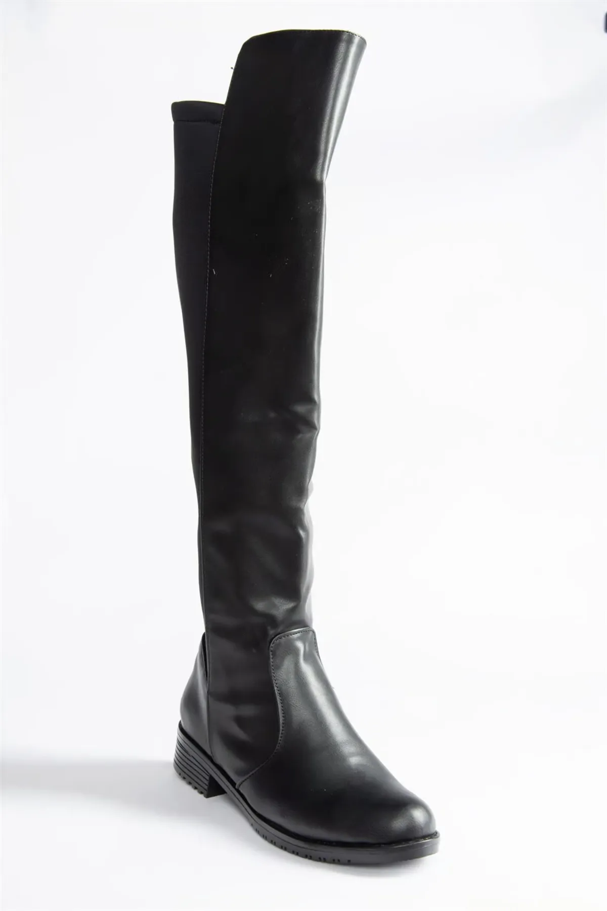 Fox Shoes  Schwarze Damenstiefel aus Kunstleder J726533209