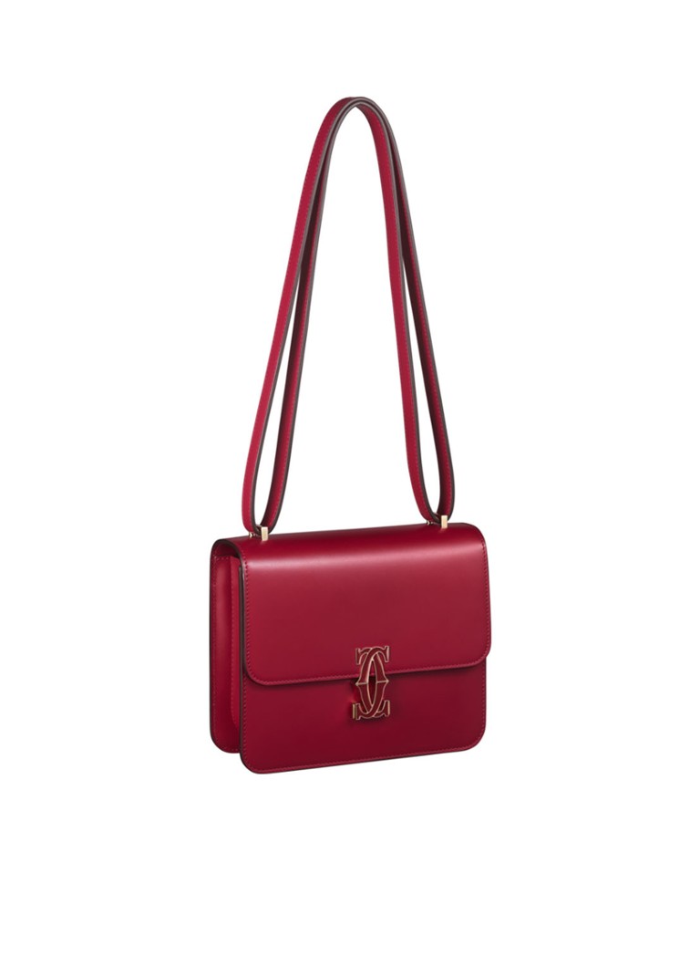 Cartier  Double C Mini schoudertas van kalfsleer CRL1002293