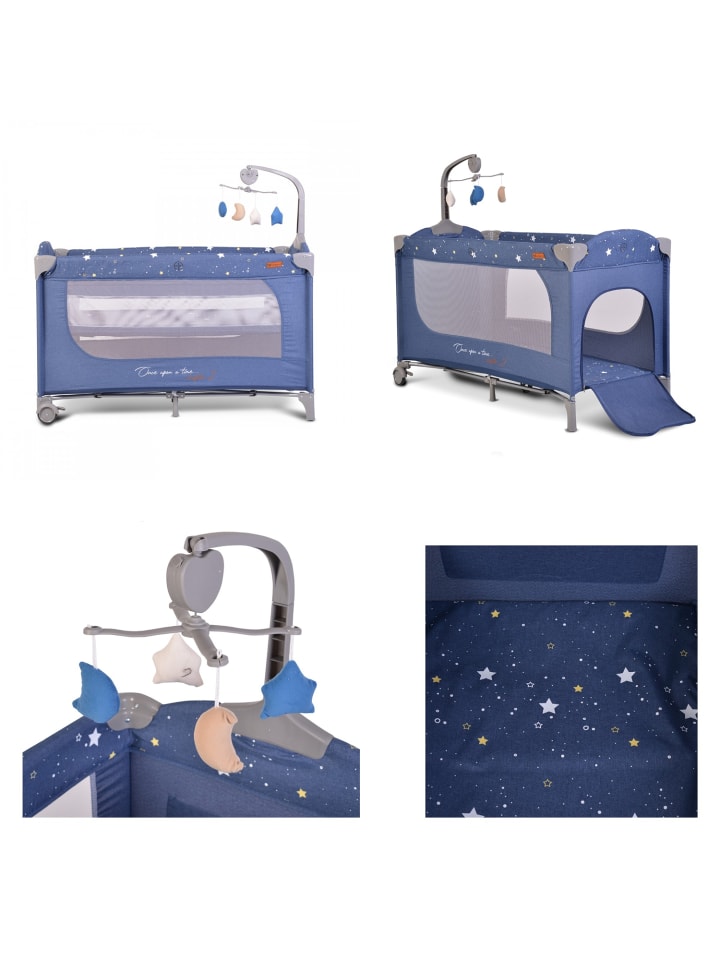 Cangaroo Reisebett Once upon a time in blau günstig kaufen 60x120 cm