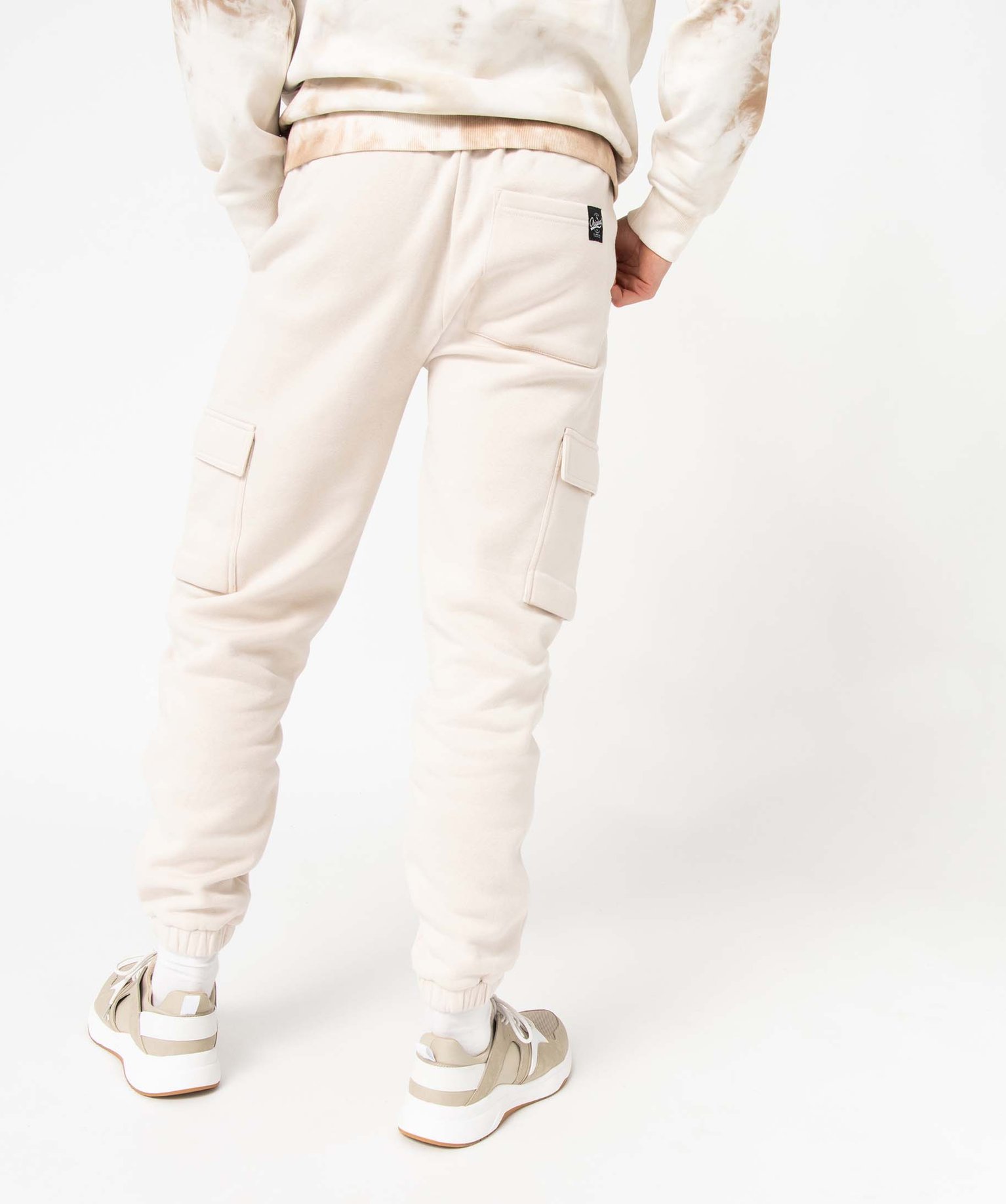Pantalon de jogging homme molletonné ecru | GEMO