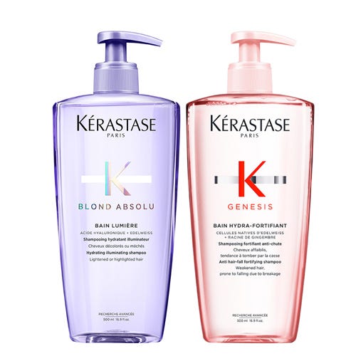 Kérastase Blond Absolu Bain Lumière + Genesis Bain Hydra-Fortifiant Duo Bundle