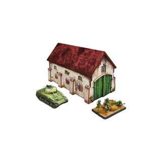 WW2 Normandy Cowshed (PREPAINTED)
