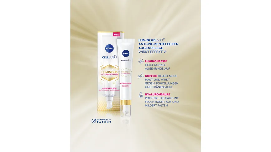 NIVEA Cellular Luminous 630 Anti-Pigmentflecken Augenpflege 15 ml