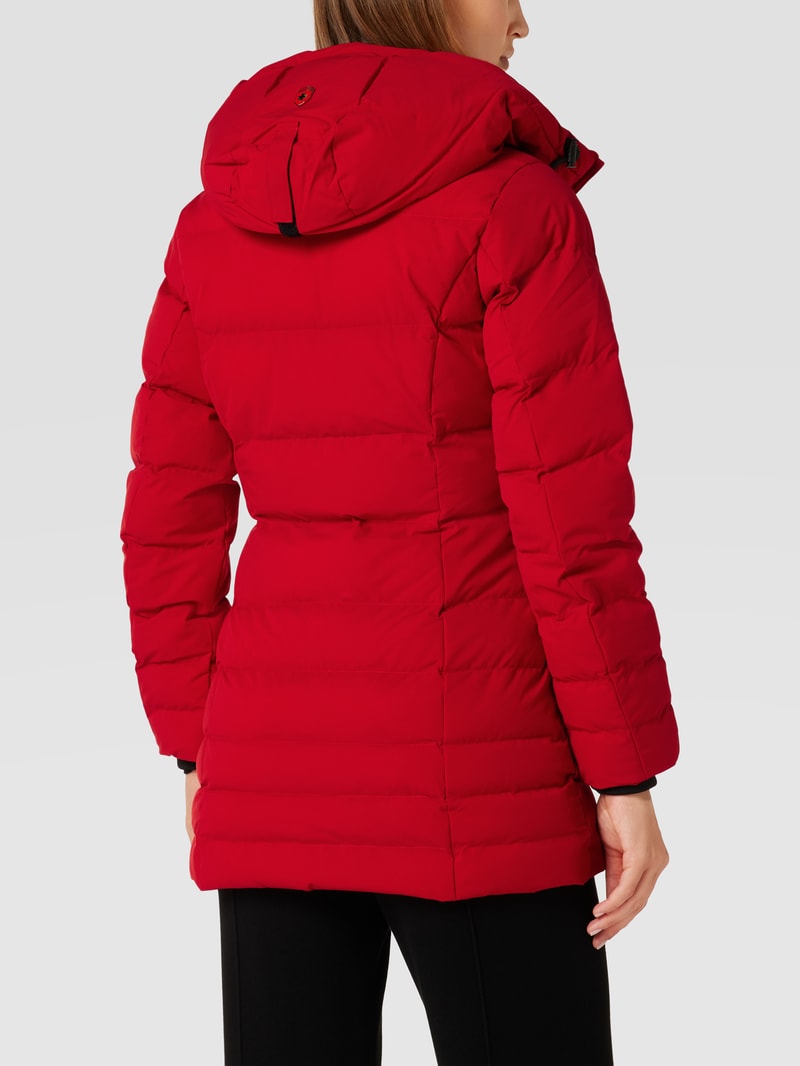 Steppjacke mit Kapuze Modell 'Cordoba' in rot