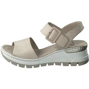 Rieker Keilsandale in beige