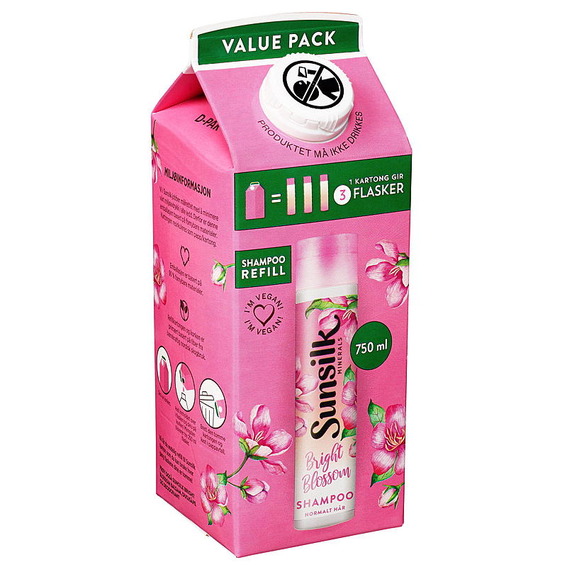 Sunsilk Shampoo 750 ml refill Blossom Sunisilk