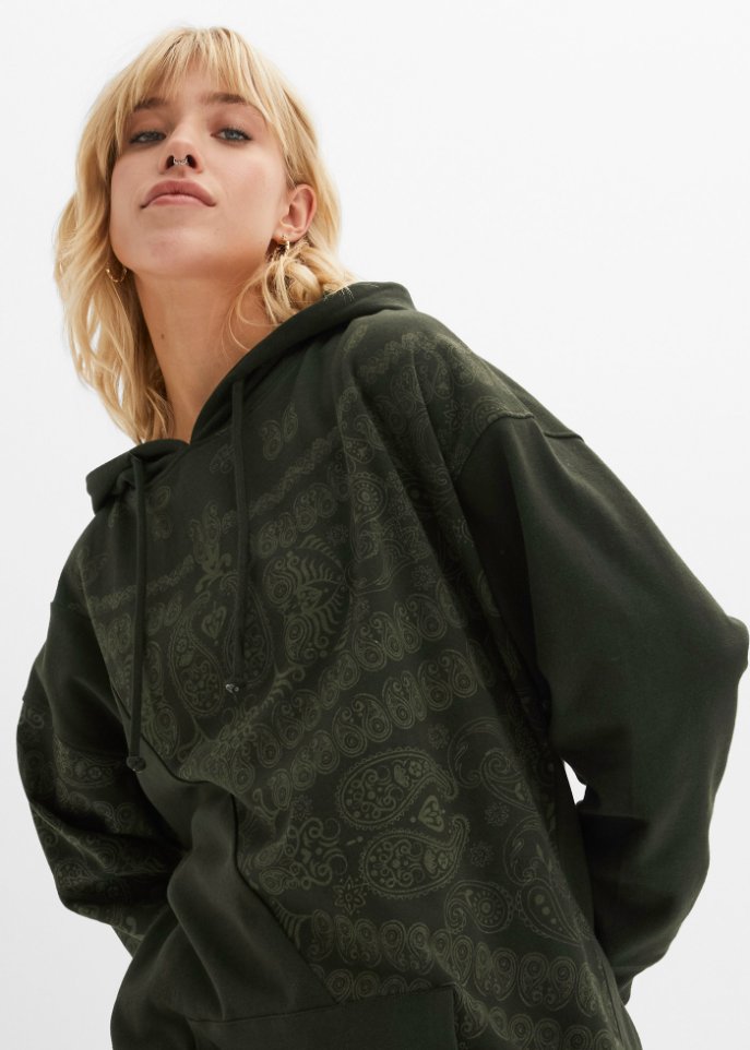 Kapuzensweatshirt mit Druck