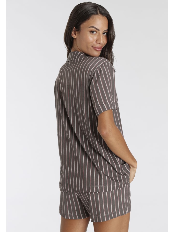 s.Oliver Shorty in anthrazit-gestreift günstig kaufen 32/34